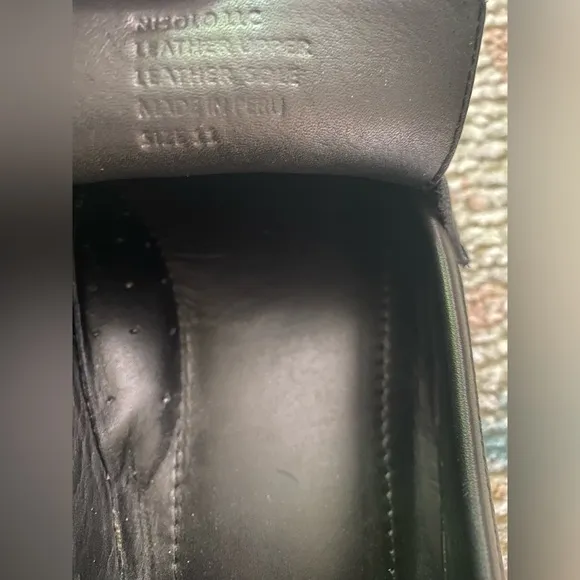 Nisolo Men’s Black Leather Chamberlain Penny Loafer Size 11