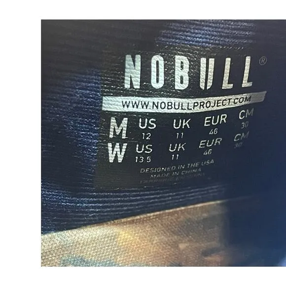 NOBULL Men's Size 12 Vintage Flag Trainer Low Top Athletic Tennis Shoes Sneakers