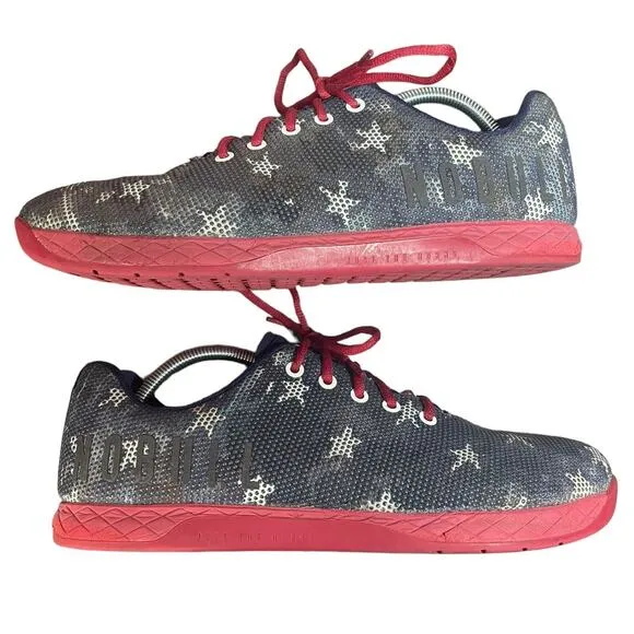 NOBULL Men's Size 12 Vintage Flag Trainer Low Top Athletic Tennis Shoes Sneakers