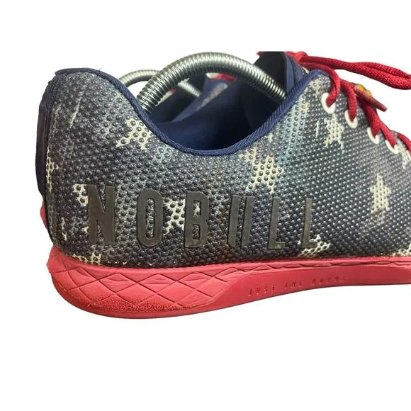 NOBULL Men's Size 12 Vintage Flag Trainer Low Top Athletic Tennis Shoes Sneakers