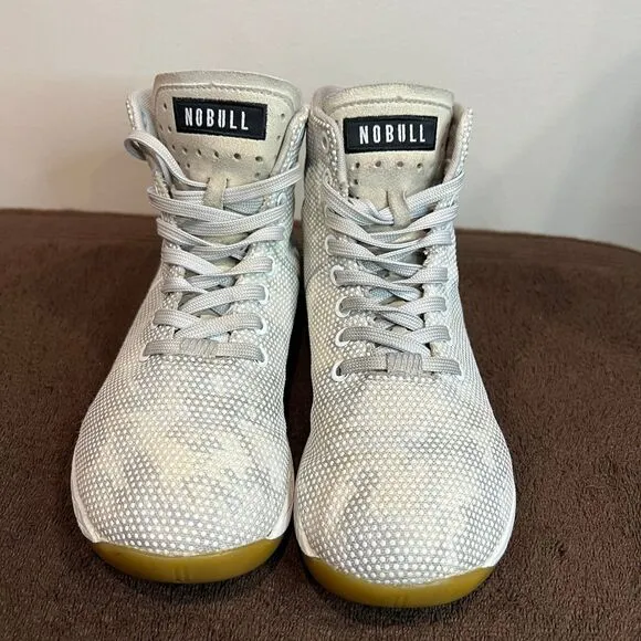 NOBULL White Camo Outwork High-top Shoes 7.5