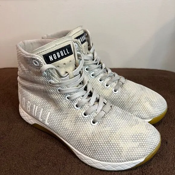 NOBULL White Camo Outwork High-top Shoes 7.5