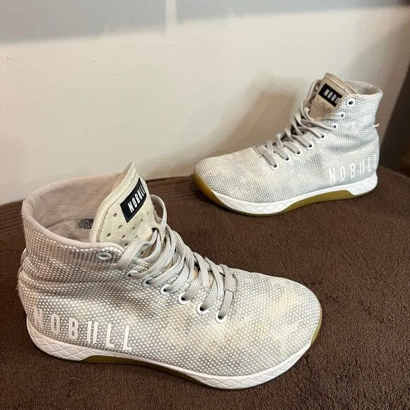 NOBULL White Camo Outwork High-top Shoes 7.5