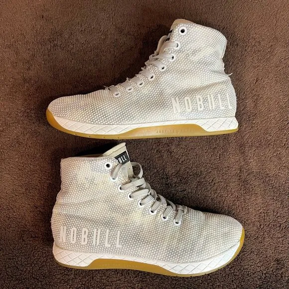 NOBULL White Camo Outwork High-top Shoes 7.5