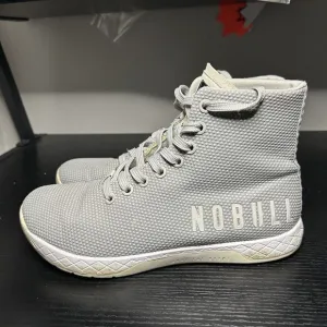 Nobull Women’s Size 7 High Top Trainer Superfabric Gym Shoes Gray