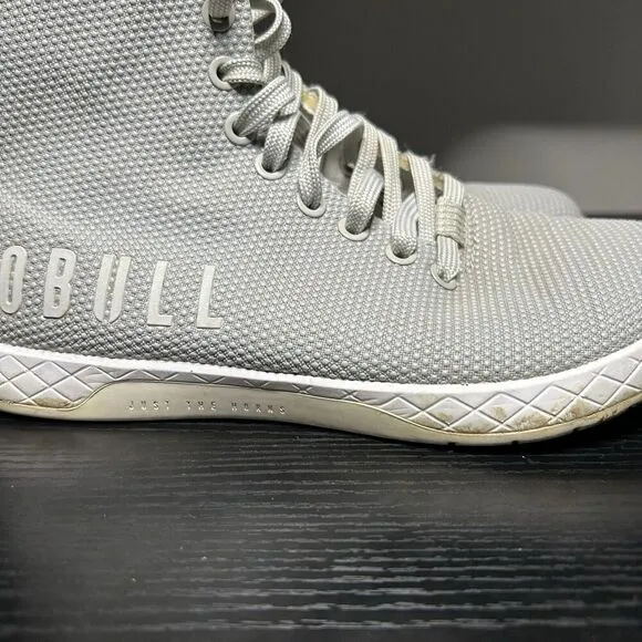 Nobull Women’s Size 7 High Top Trainer Superfabric Gym Shoes Gray