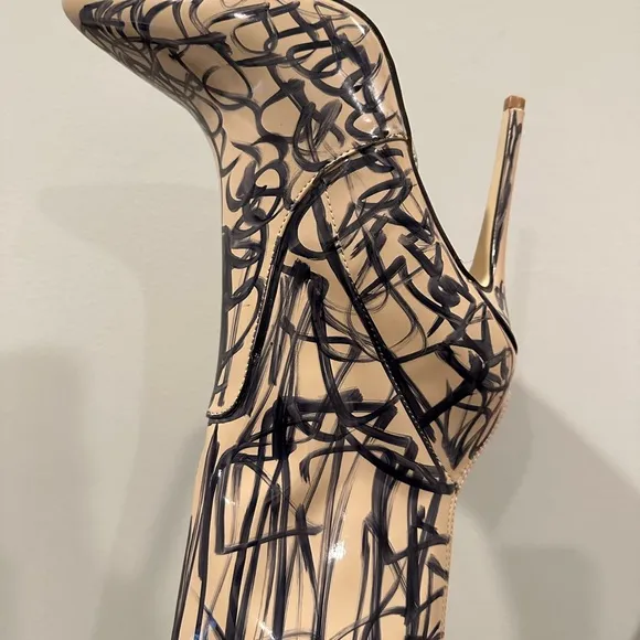 NUDE CROPPED BOOT