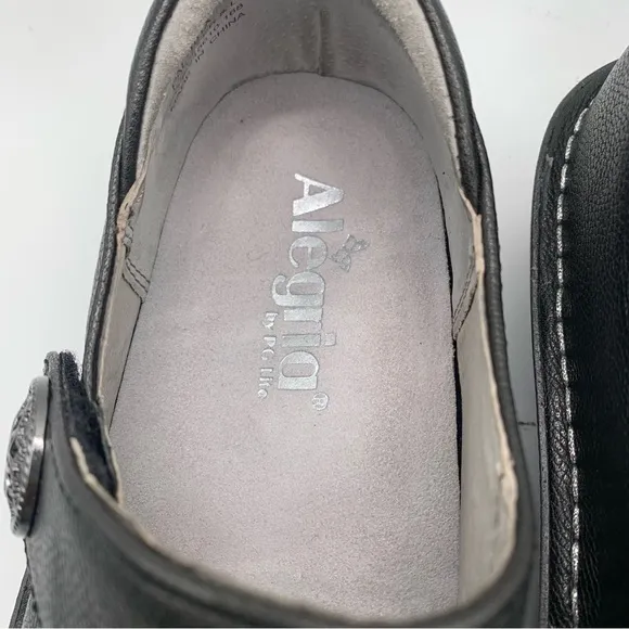 NWB Alegria Women's Paloma black size 37 US 7-7.5 Mary Jane style shoes 1840