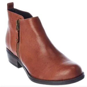 NWOT LOLLA Miller Amber Leather/ Lining Bootie Shoes 40