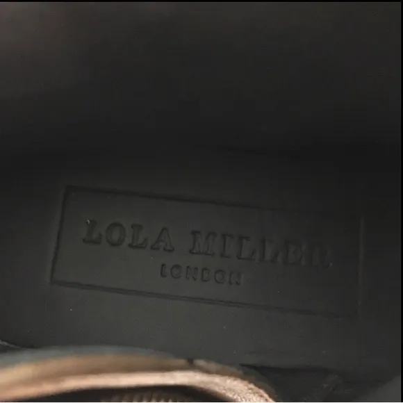 NWOT LOLLA Miller Amber Leather/ Lining Bootie Shoes 40