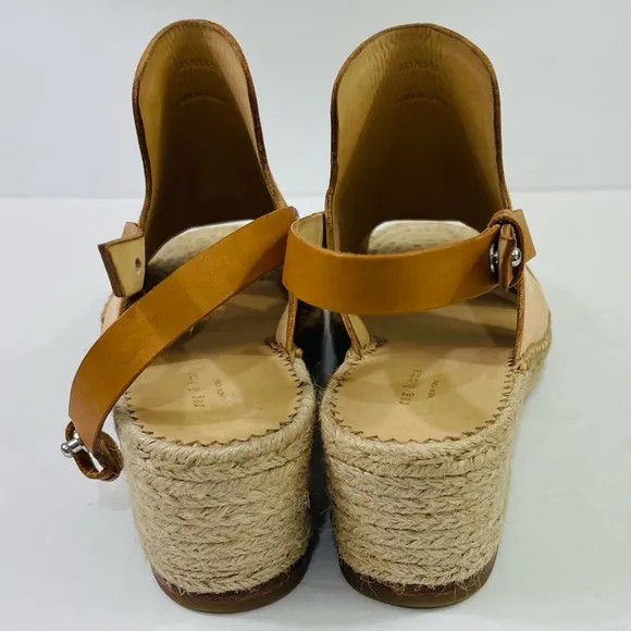 NWOT Rag &amp; Bone Sayre Tan Espadrille Wedge Shoes with Slingback