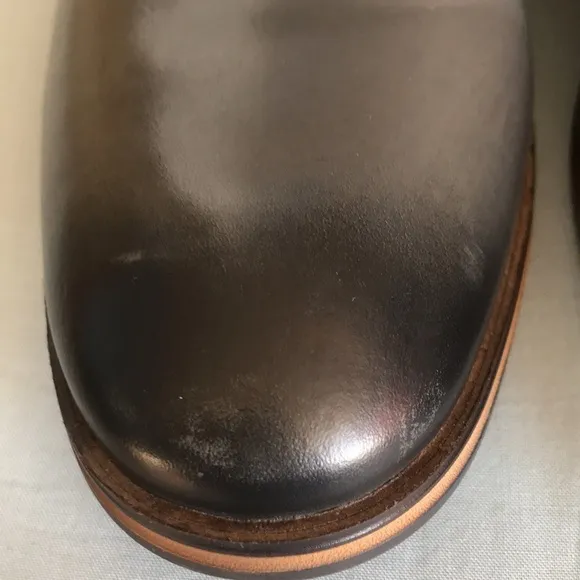 NWOT Thomas &amp; Vine gray leather oxford lace up dress shoes size 10.5