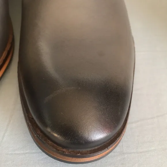 NWOT Thomas &amp; Vine gray leather oxford lace up dress shoes size 10.5