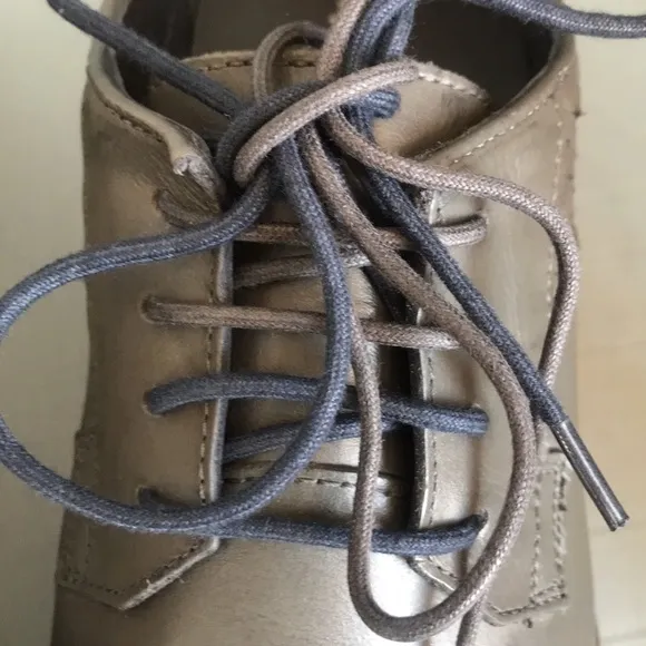 NWOT Thomas &amp; Vine gray leather oxford lace up dress shoes size 10.5