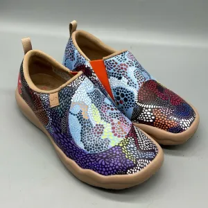 NWOT UIN Slip On Shoes Walking Comfortable Womens Shoe Underwater Mosaic 7