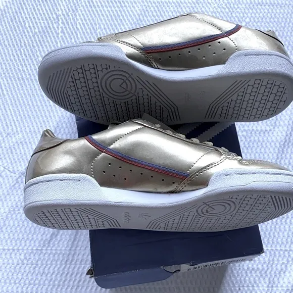 NWT Adidas Continental 80 Gold Sneakers Men’s 6.5 With Box