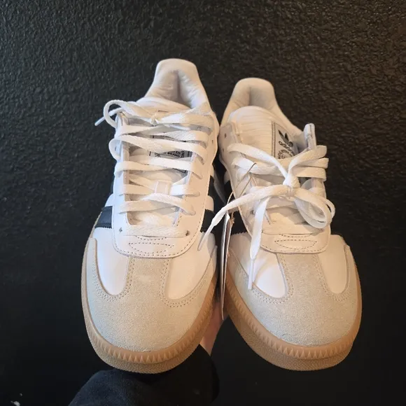 NWT Adidas Samba XLG Shoes - White and Black