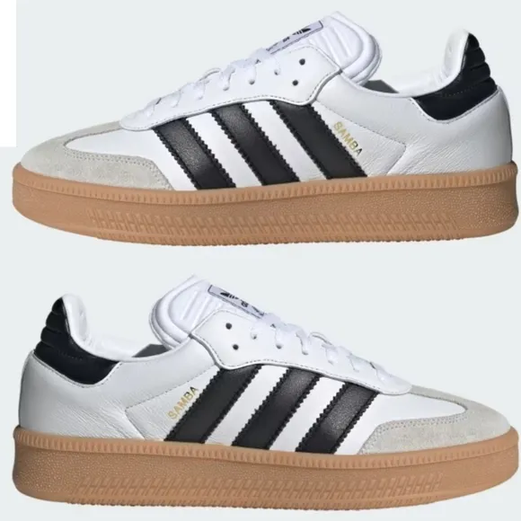 NWT Adidas Samba XLG Shoes - White and Black