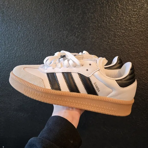 NWT Adidas Samba XLG Shoes - White and Black