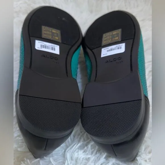 NWT ALDO Massimo Turquoise Men's Sequin Shoes Snake Ornament Luxury Size 9.5