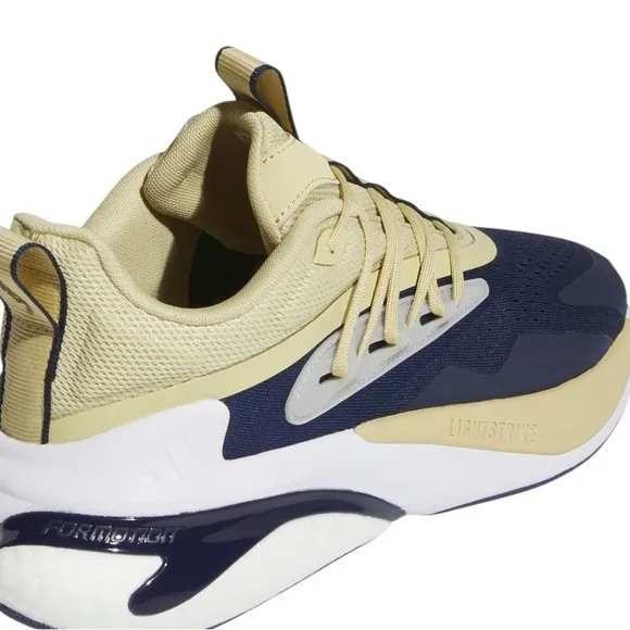 NWT Georgia Tech Yellow Jackets Adidas AlphaBoost V2 Shoes Navy Gold Men 12.5