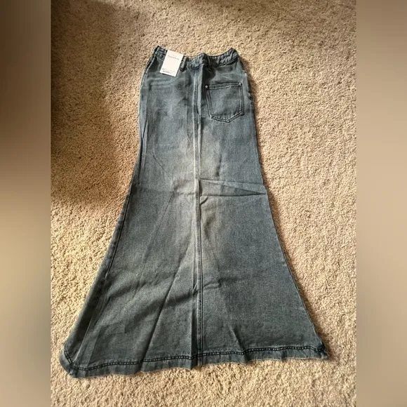 NWT House of Sunny Blue High Low Skirt
