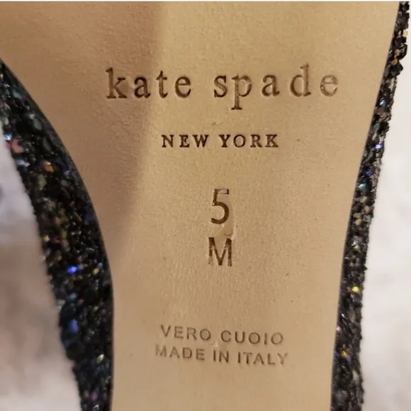 NWT - Kate Spade ♠️ Olly Too Midnight Confetti Glitter Boots