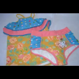 NWT Matilda Jane 435 Girls Seafaring Swim Top 12