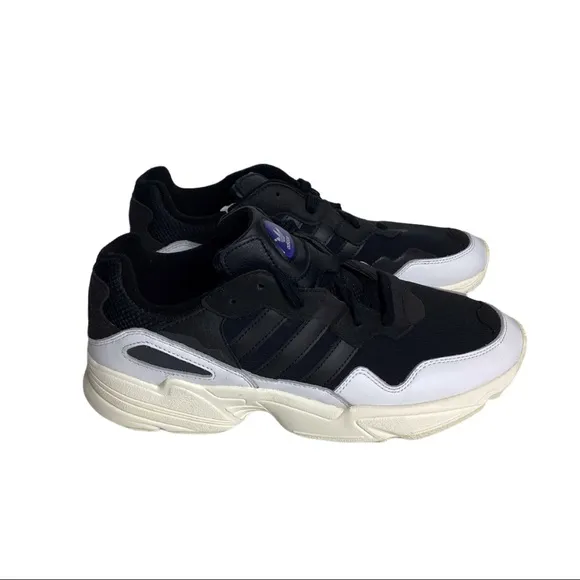 NWT Men’s Black &amp; White Adidas Yung 96 Athletic Shoes
