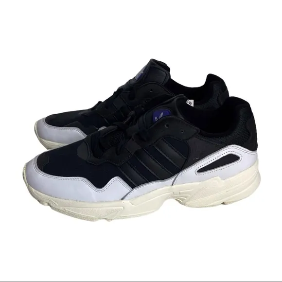 NWT Men’s Black &amp; White Adidas Yung 96 Athletic Shoes