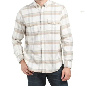 NWT Nautica Classic Collar Checked Sofr Brushed Flannel Casual Button Down Shirt