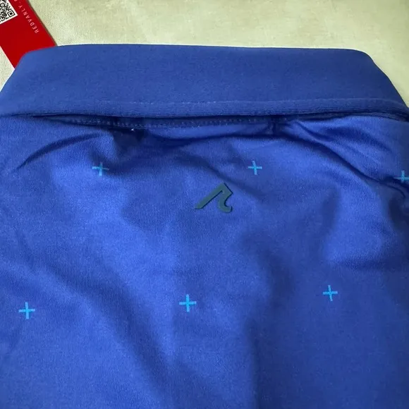 NWT Redvanly Men's Sheridon Golf Polo Shirt Sz S Olympic Blue R2306