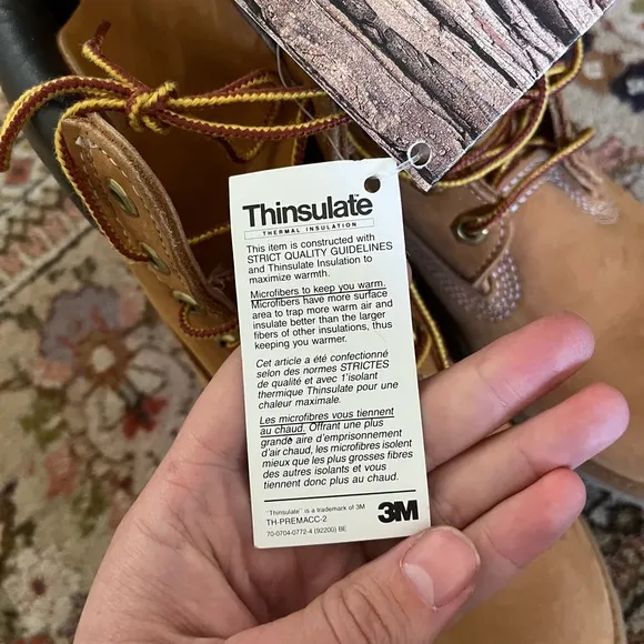 NWT: Timberland thinsulate boots