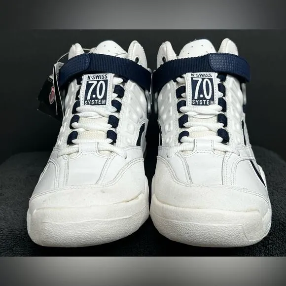 NWT VINTAGE K-Swiss Bio Feedback 7.0 Si-Defier White Blue Men’s 10.5 Shoes RARE