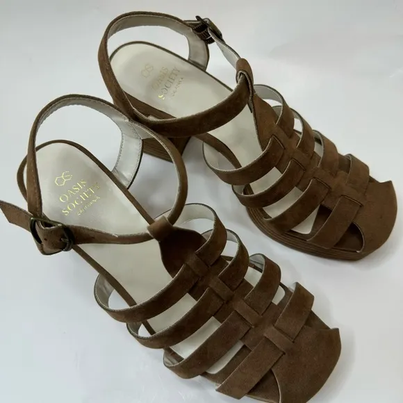 Oasis Society Hailey Platform Sandals