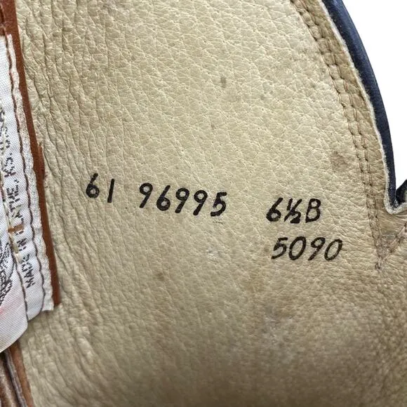 Olathe Women’s Honey Brown Western Cowgirl Boots Size US 6.5 B