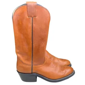 Olathe Women’s Honey Brown Western Cowgirl Boots Size US 6.5 B