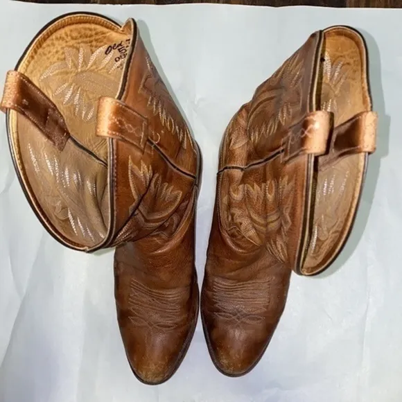 Old West men’s  leather boots size 9