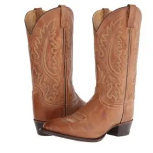 Old West men’s  leather boots size 9