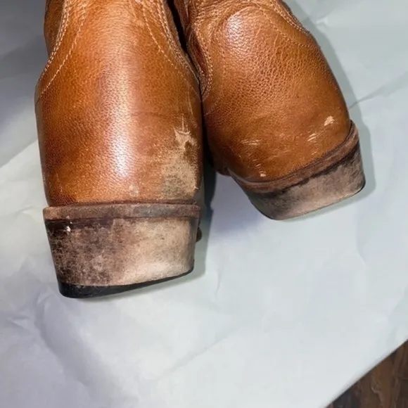 Old West men’s  leather boots size 9