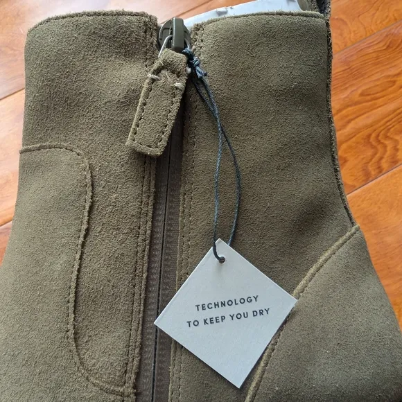 Olive Ankle Boots