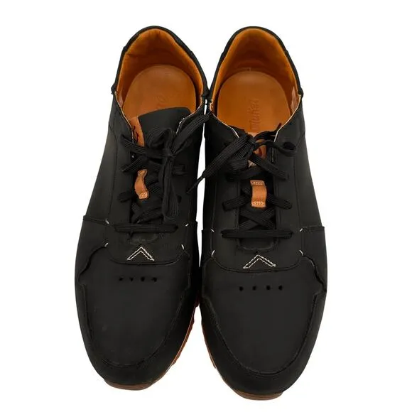 OluKai Huaka'i Li Men's Black Leather Black Shoes Size 12