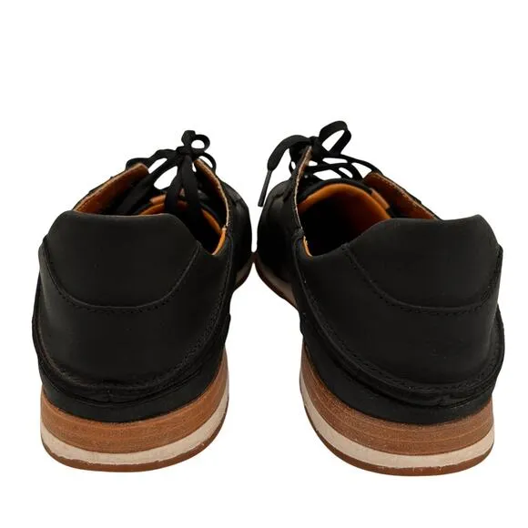 OluKai Huaka'i Li Men's Black Leather Black Shoes Size 12