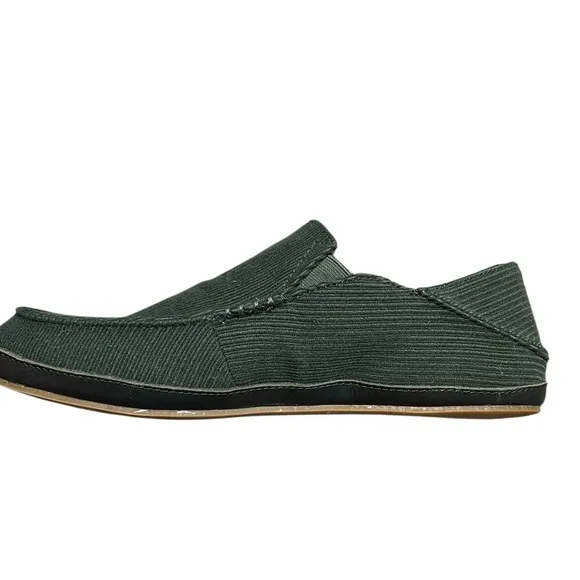 OLUKAI Moloa ‘le Men’s “Eco-Fleece” Slipper Green Size 10