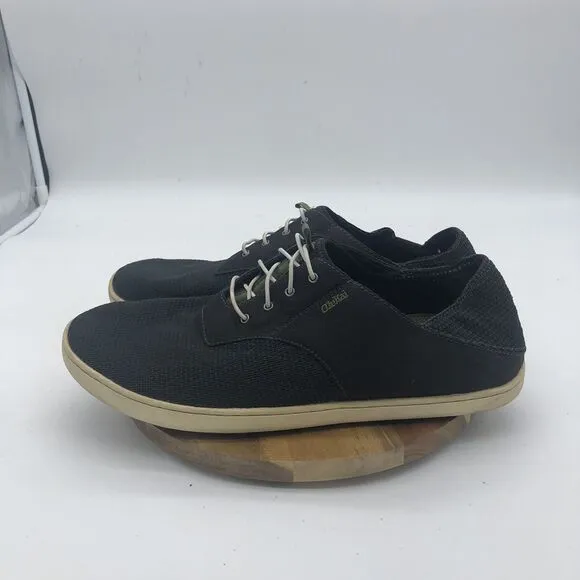 Olukai Nohea Moku Slip On Shoes Mens 12 Gray Casual Mesh Loafer Comfort