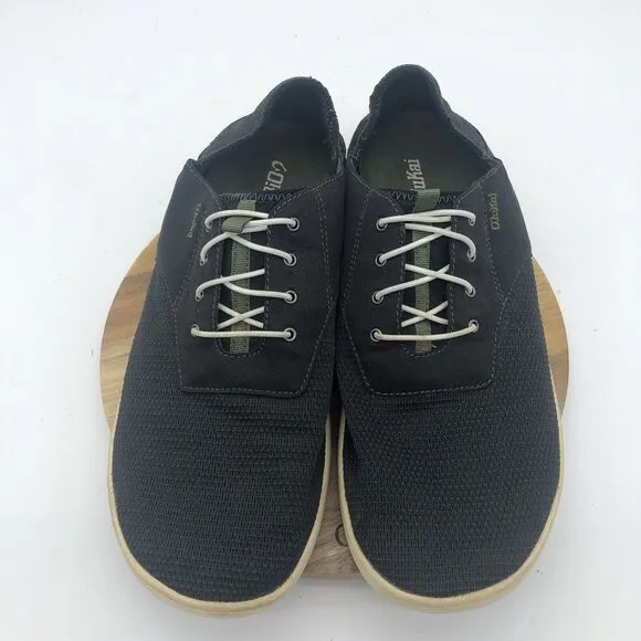 Olukai Nohea Moku Slip On Shoes Mens 12 Gray Casual Mesh Loafer Comfort