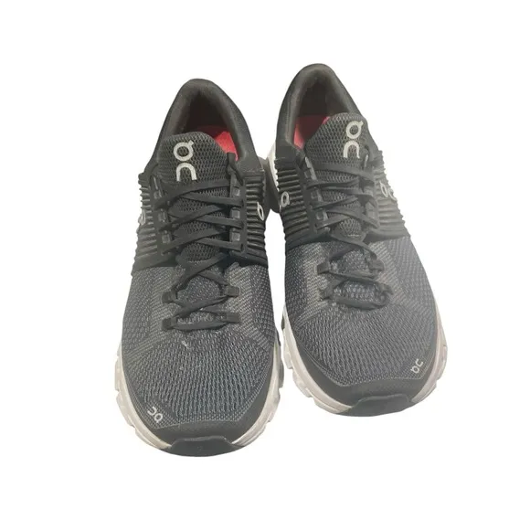 On Cloud CloudTec Womens Running Shoes Black Gray Low Top Lace Up Stitching W9.5