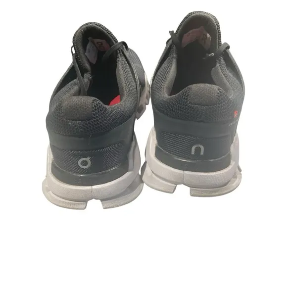 On Cloud CloudTec Womens Running Shoes Black Gray Low Top Lace Up Stitching W9.5