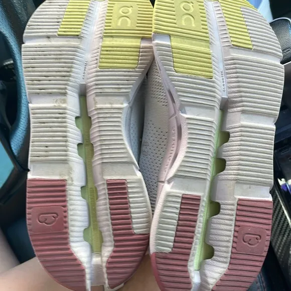 On womens CloudNova cloudtech running shoes undyed white Fade Sz 8