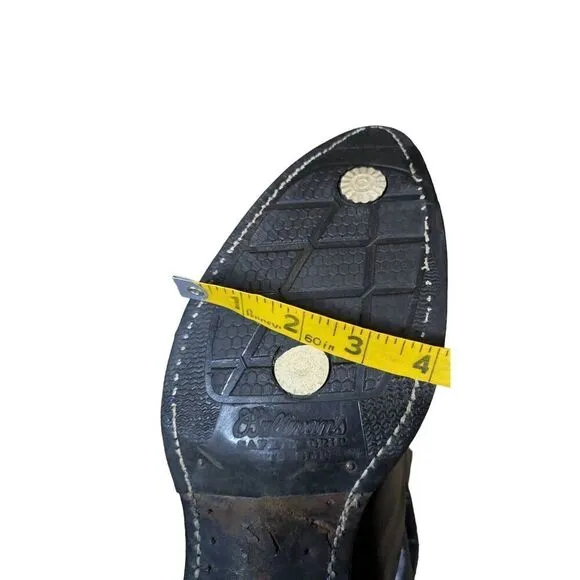 OSULLIVAN  black leather Western boots. Size 10.5